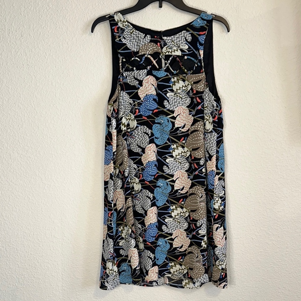 Floral Sleeveless Dress‎ - Multicolor